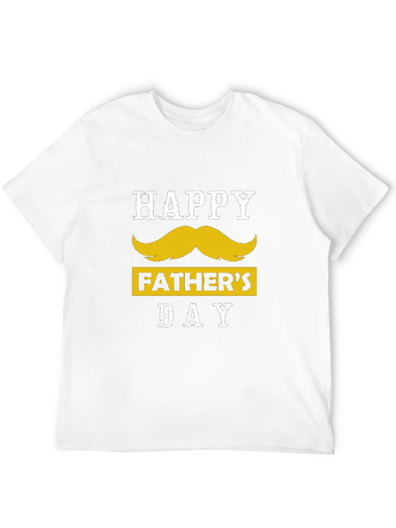 Happy Fathers Day Mustache T-Shirt