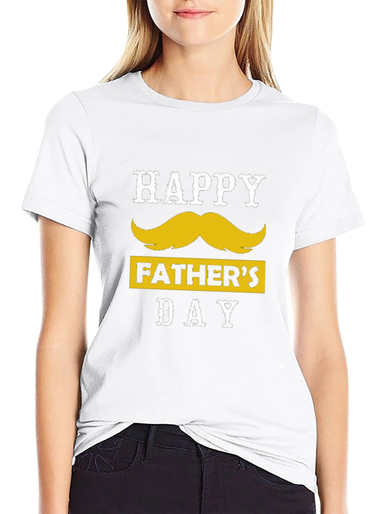 Happy Fathers Day Mustache T-Shirt