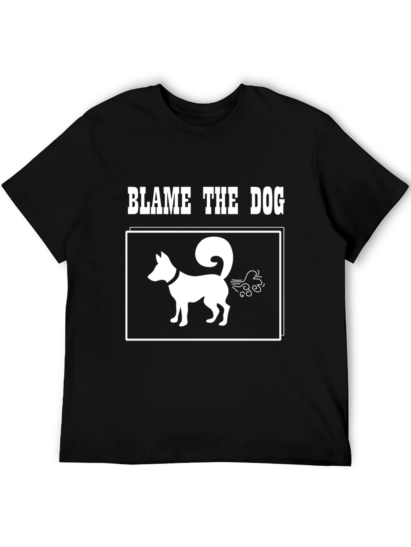 Blame the Dog Graphic T-Shirt - Novelty Tee