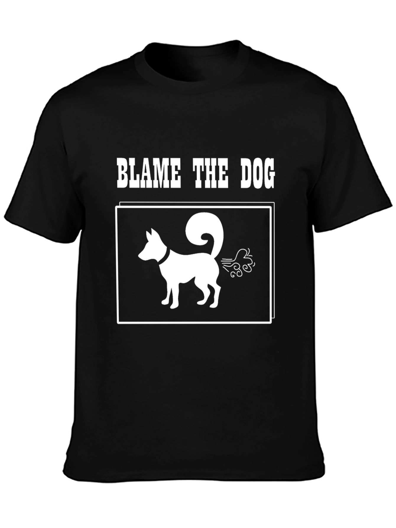 Blame the Dog Graphic T-Shirt - Novelty Tee