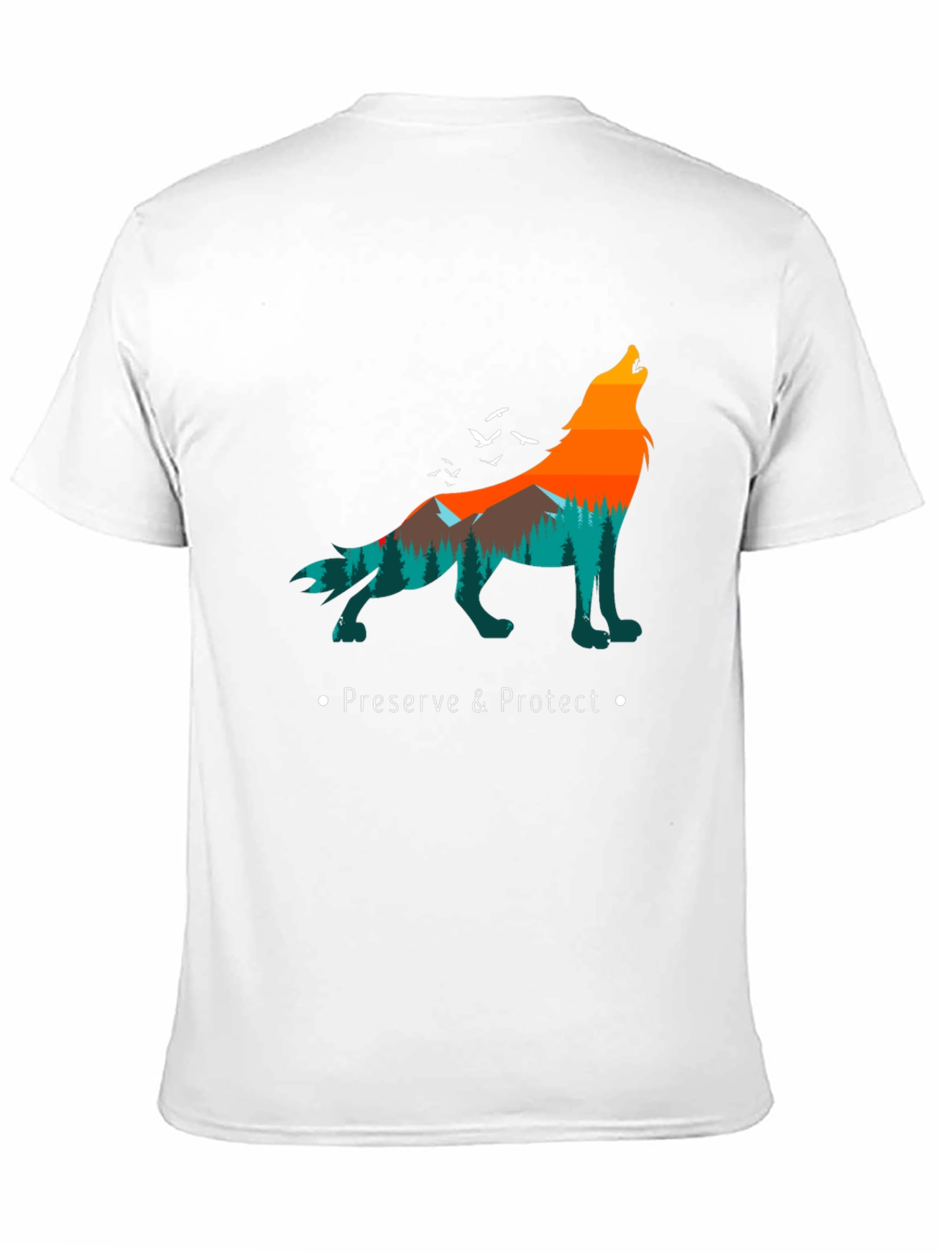 Nature Wolf Graphic Tee