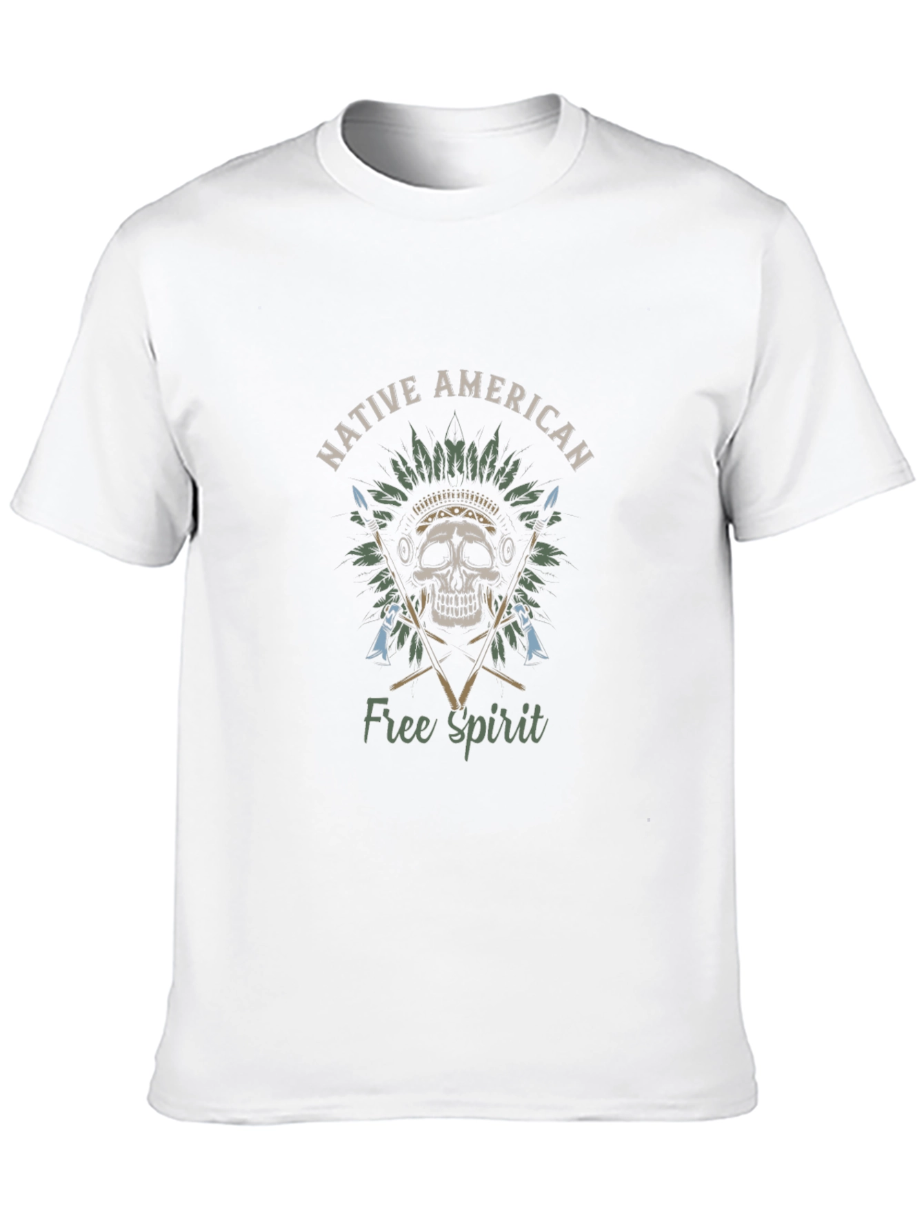 Native American Free Spirit Graphic T-Shirt