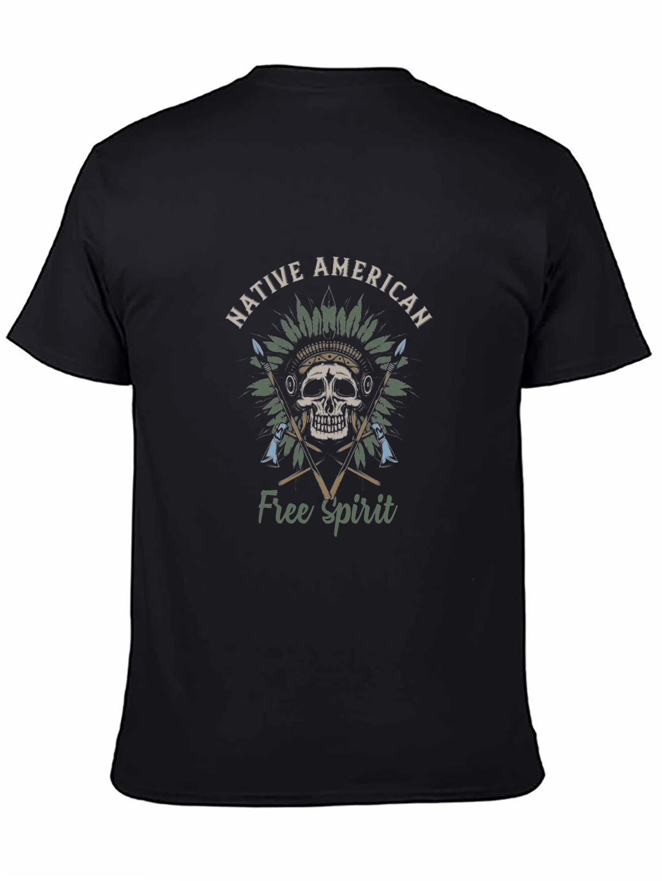 Native American Free Spirit Graphic T-Shirt