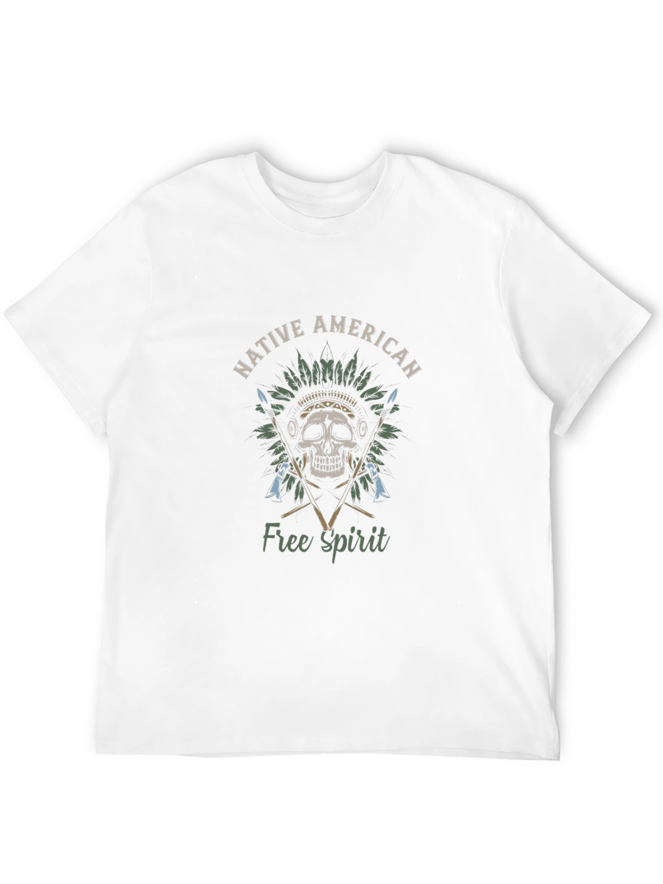 Native American Free Spirit Graphic T-Shirt