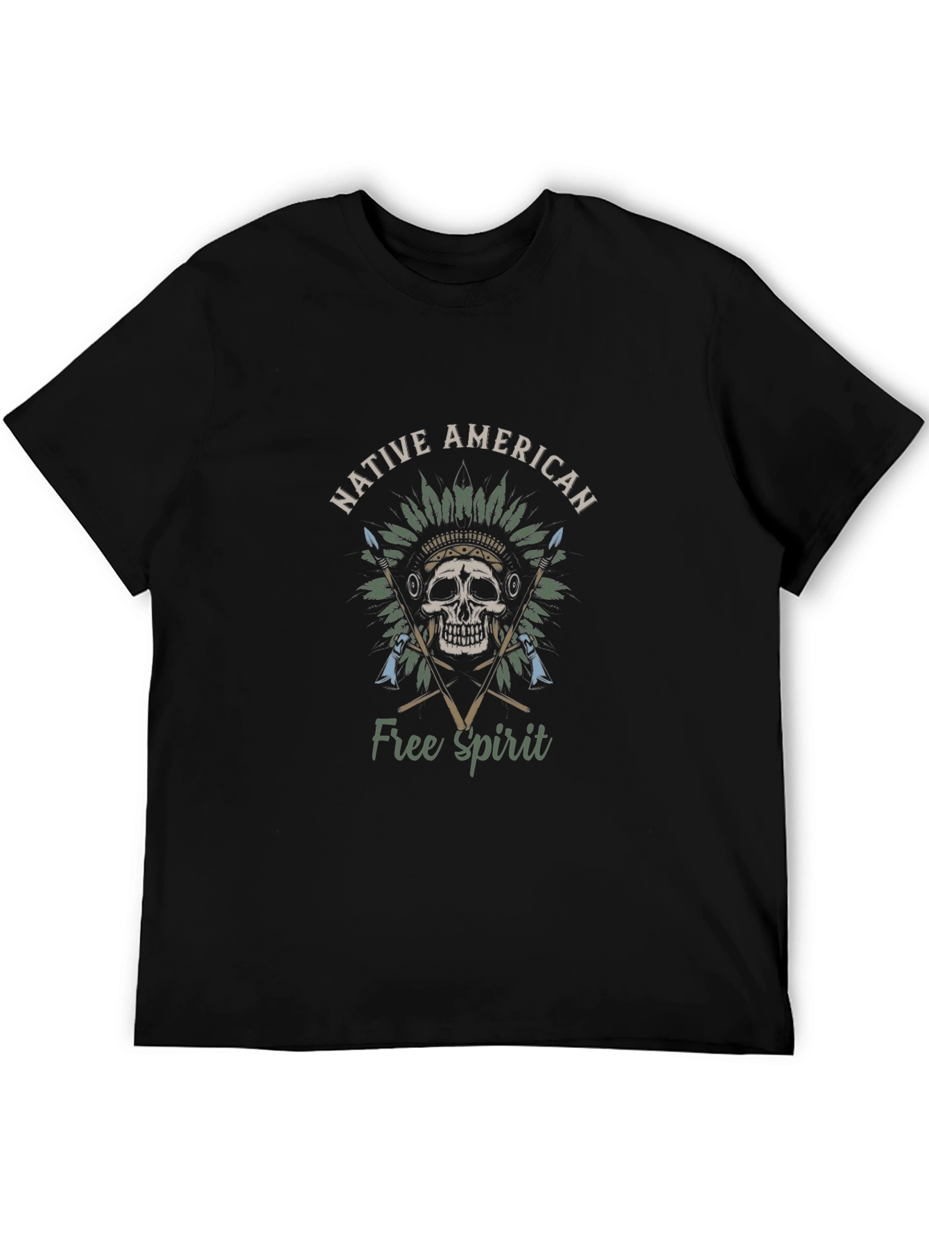 Native American Free Spirit Graphic T-Shirt
