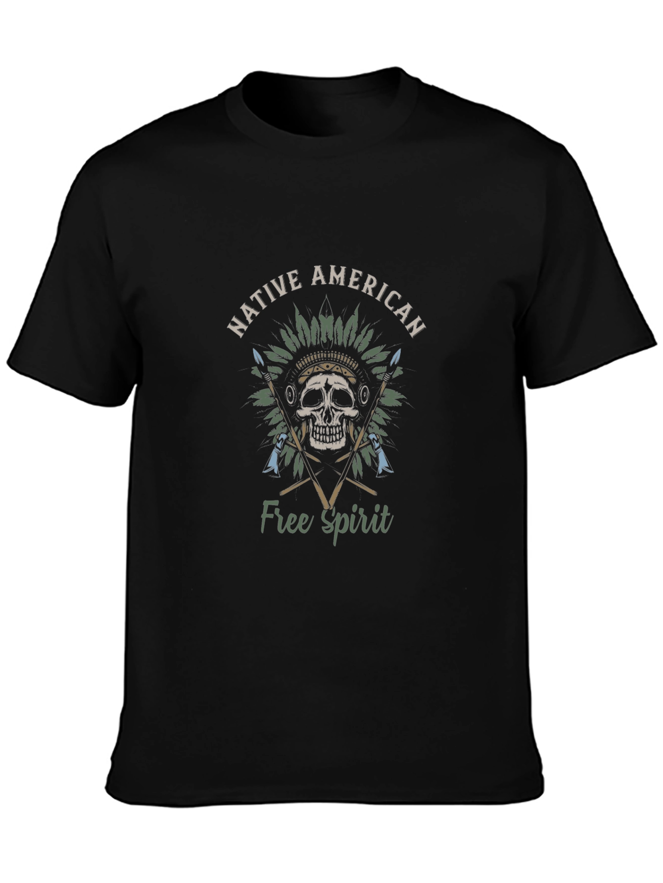 Native American Free Spirit Graphic T-Shirt