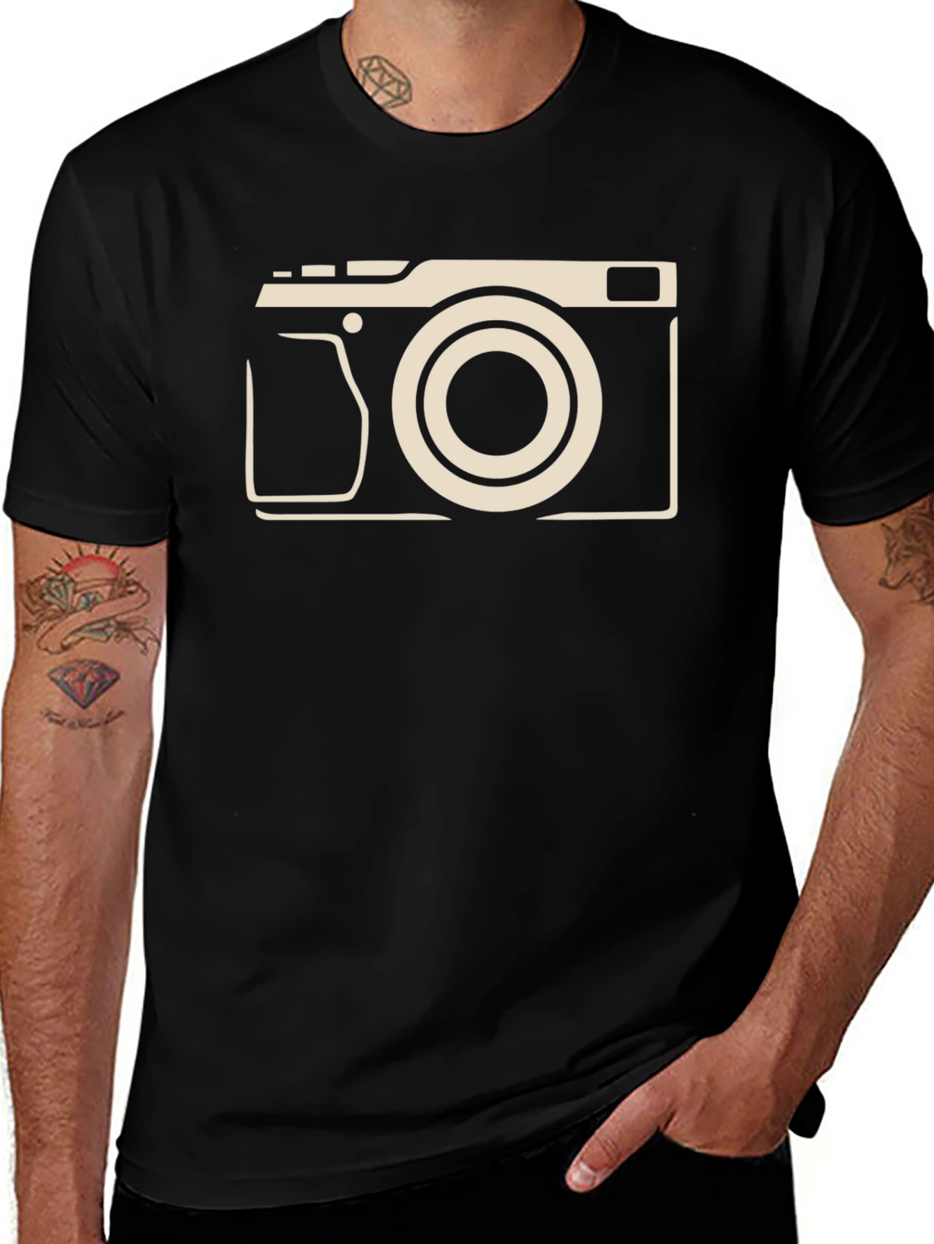 Camera Graphic T-Shirt - Photographer Tee