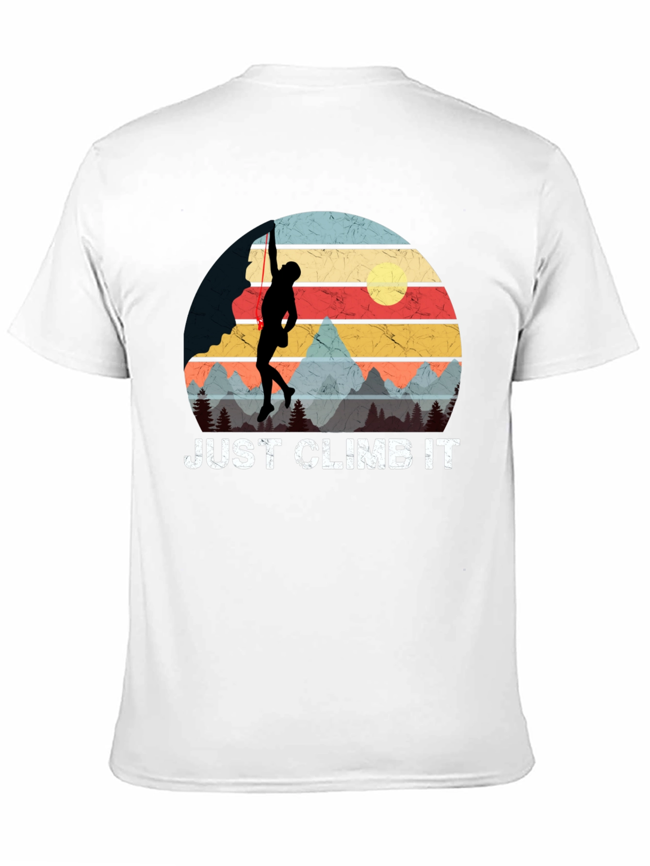 Just Climb It Retro Graphic Tee