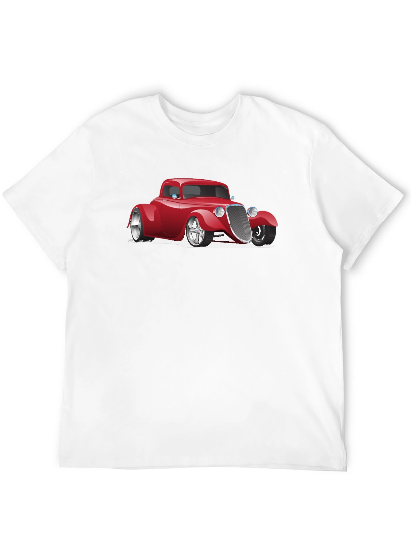 Hot Rod Car Graphic Black T-Shirt