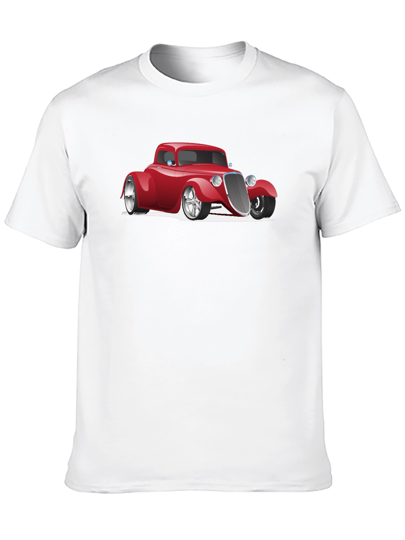 Hot Rod Car Graphic Black T-Shirt