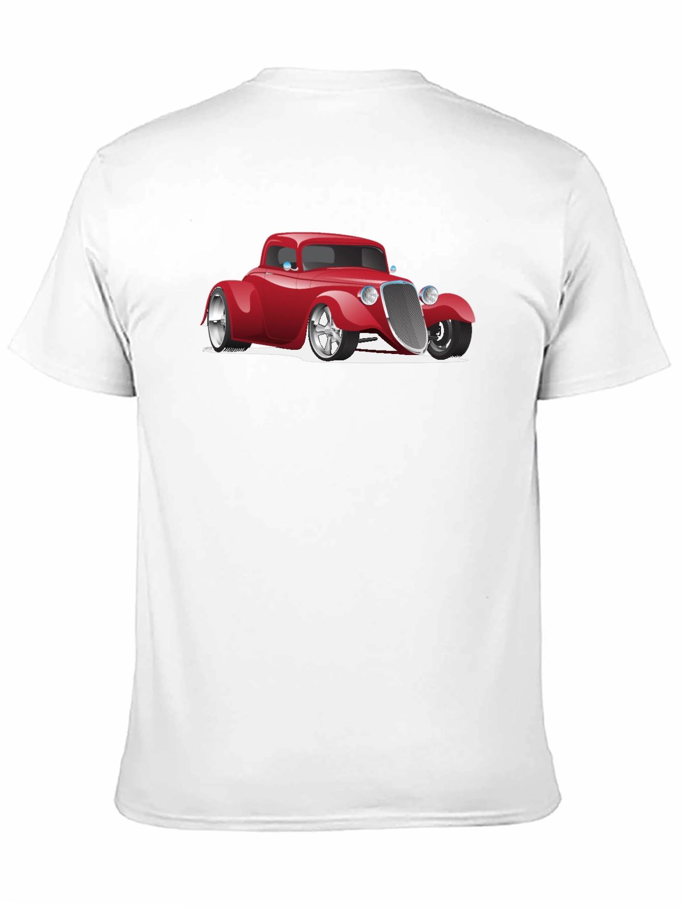 Hot Rod Car Graphic Black T-Shirt