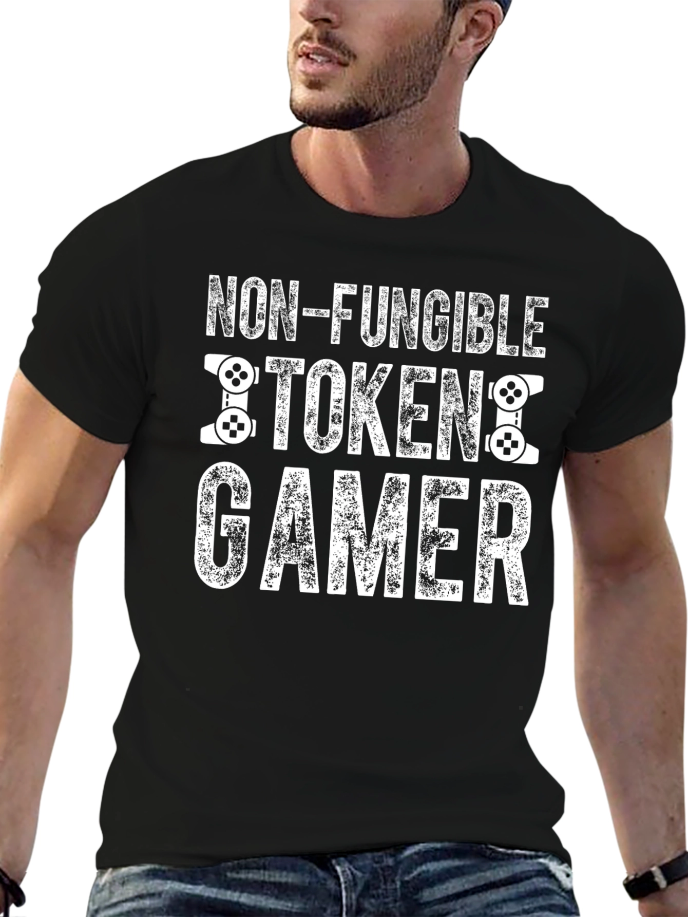 Non-Fungible Token Gamer Black T-Shirt