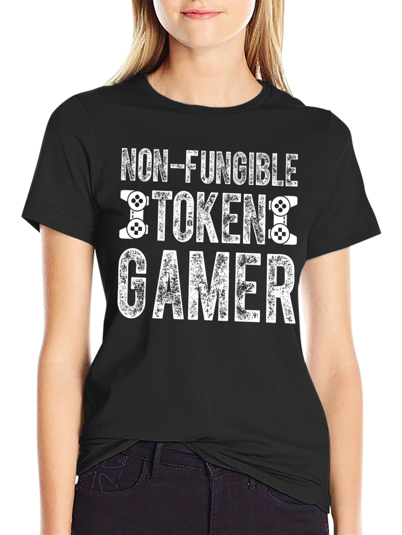 Non-Fungible Token Gamer Black T-Shirt