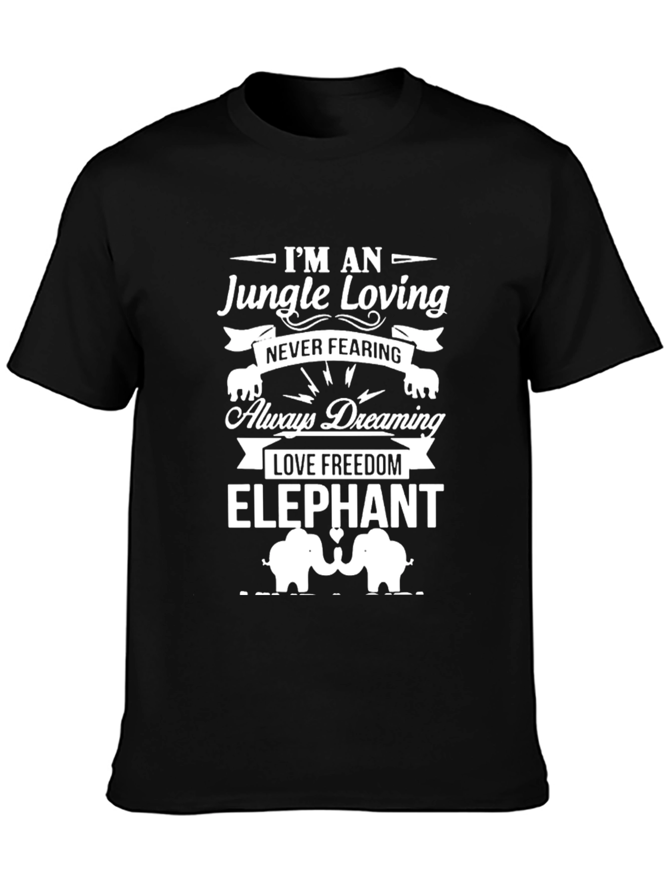 Jungle Loving Elephant Graphic Tee
