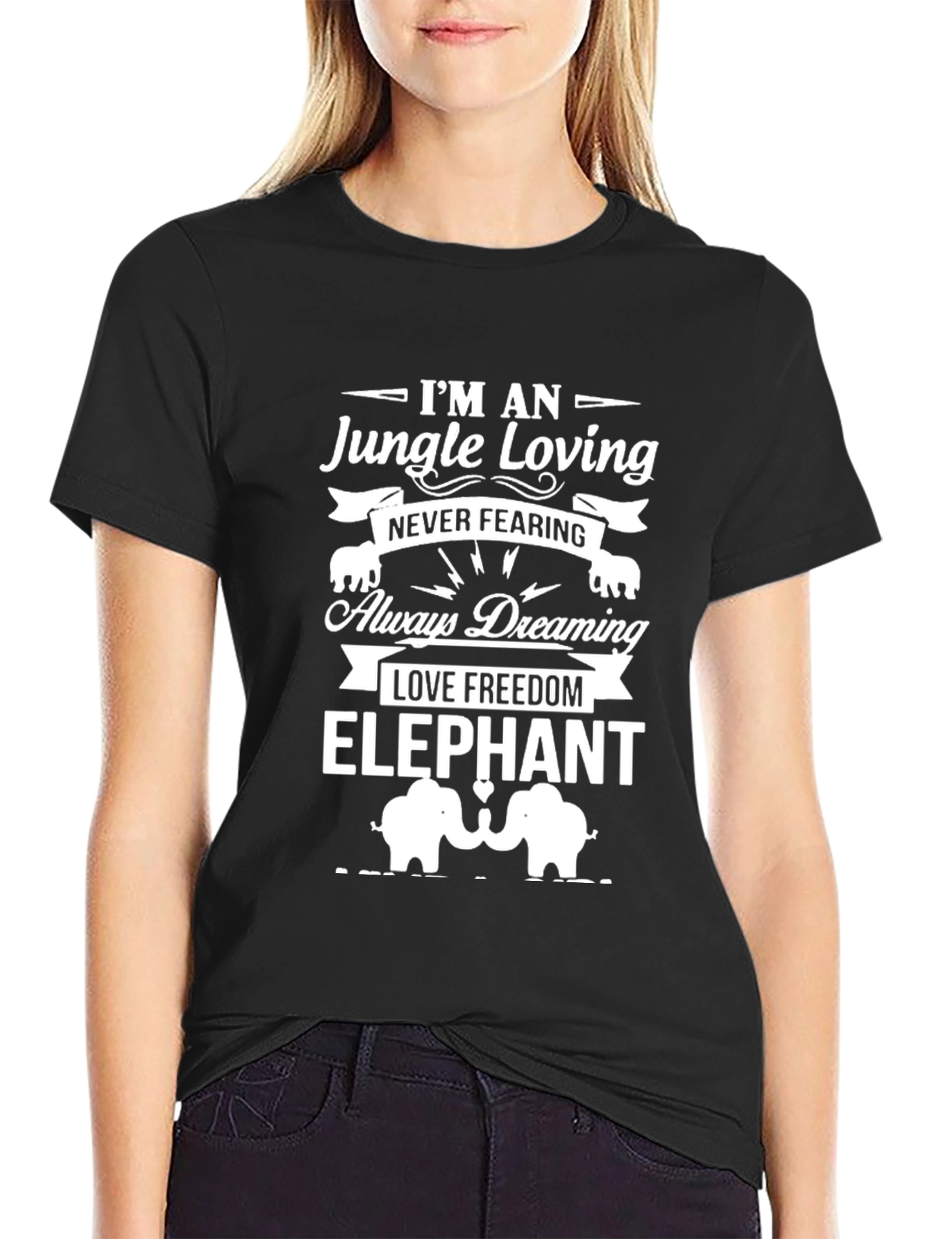Jungle Loving Elephant Graphic Tee