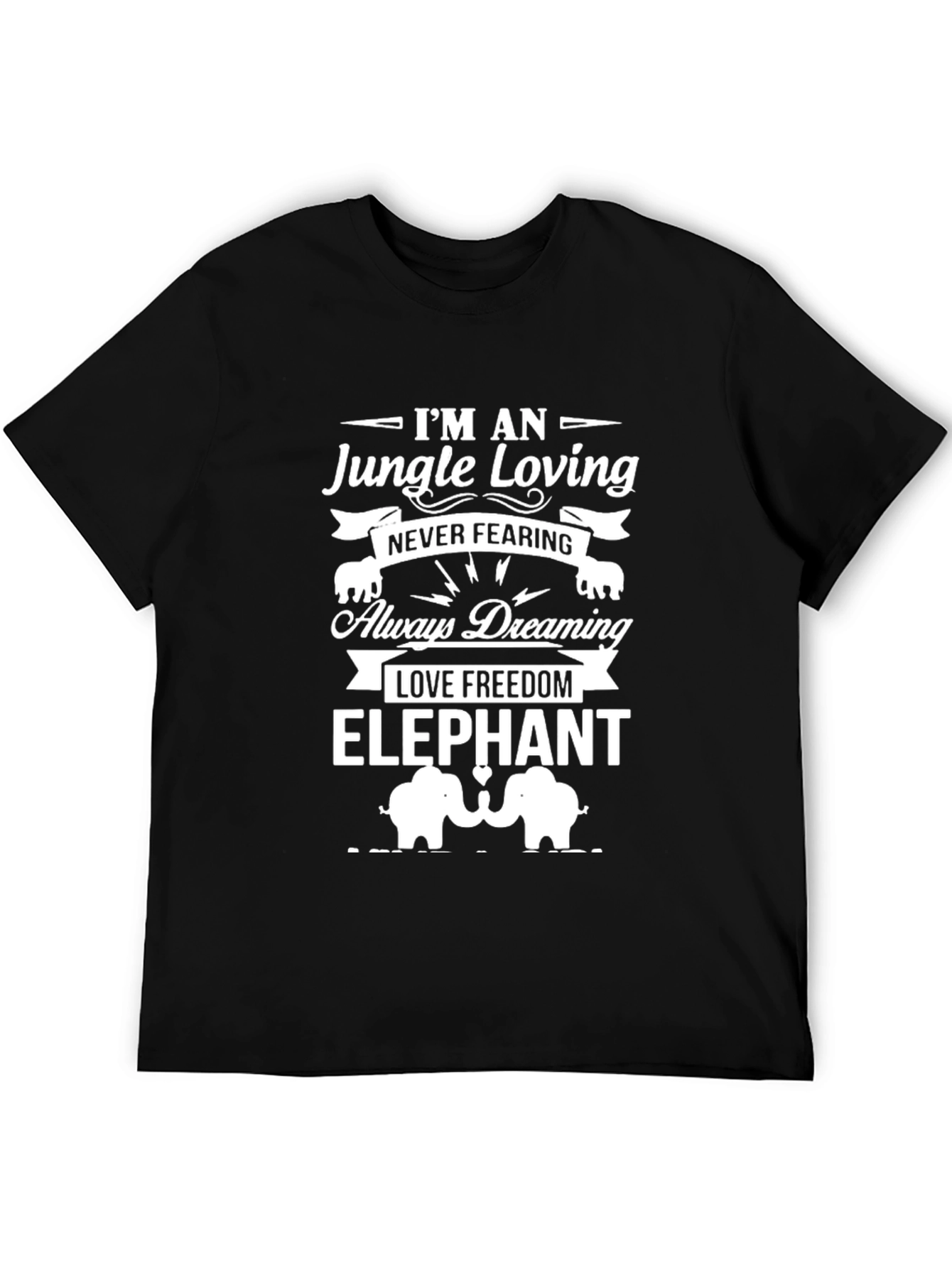 Jungle Loving Elephant Graphic Tee