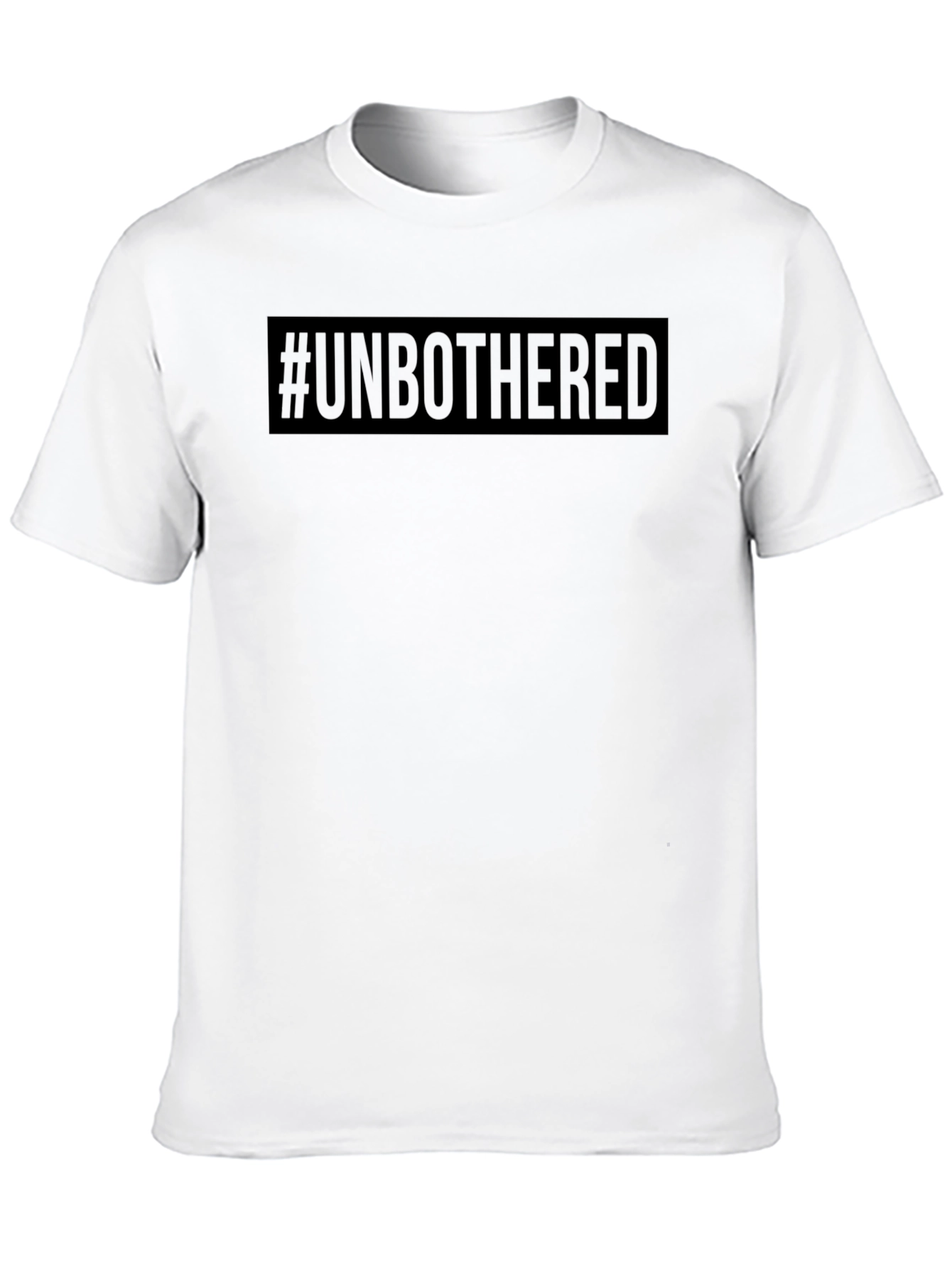 Unbothered Black T-Shirt - Casual Style