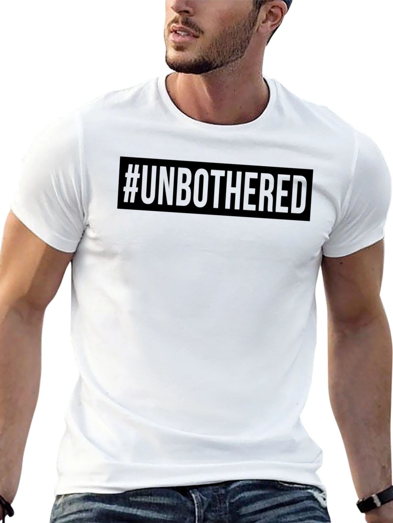 Unbothered Black T-Shirt - Casual Style