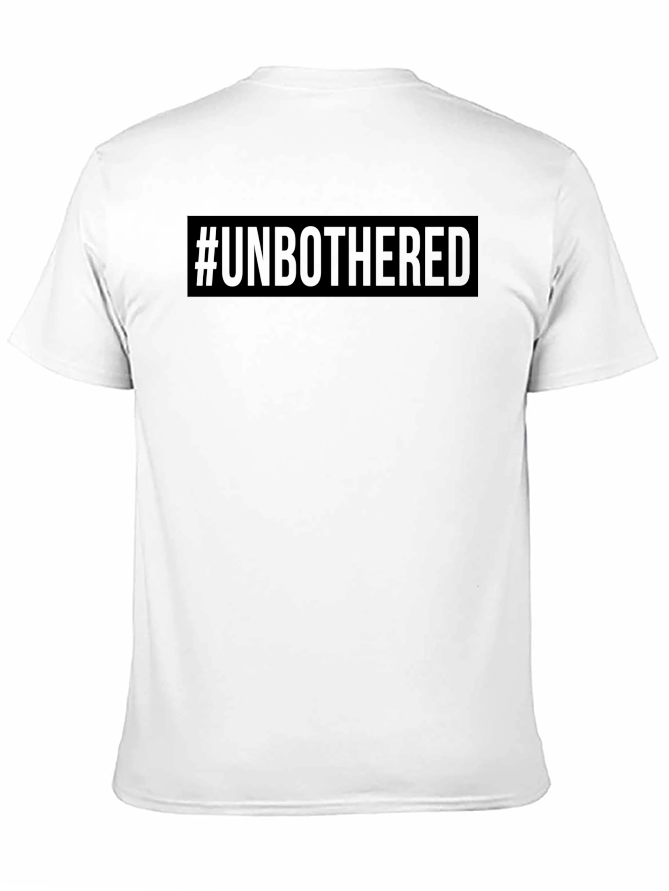 Unbothered Black T-Shirt - Casual Style