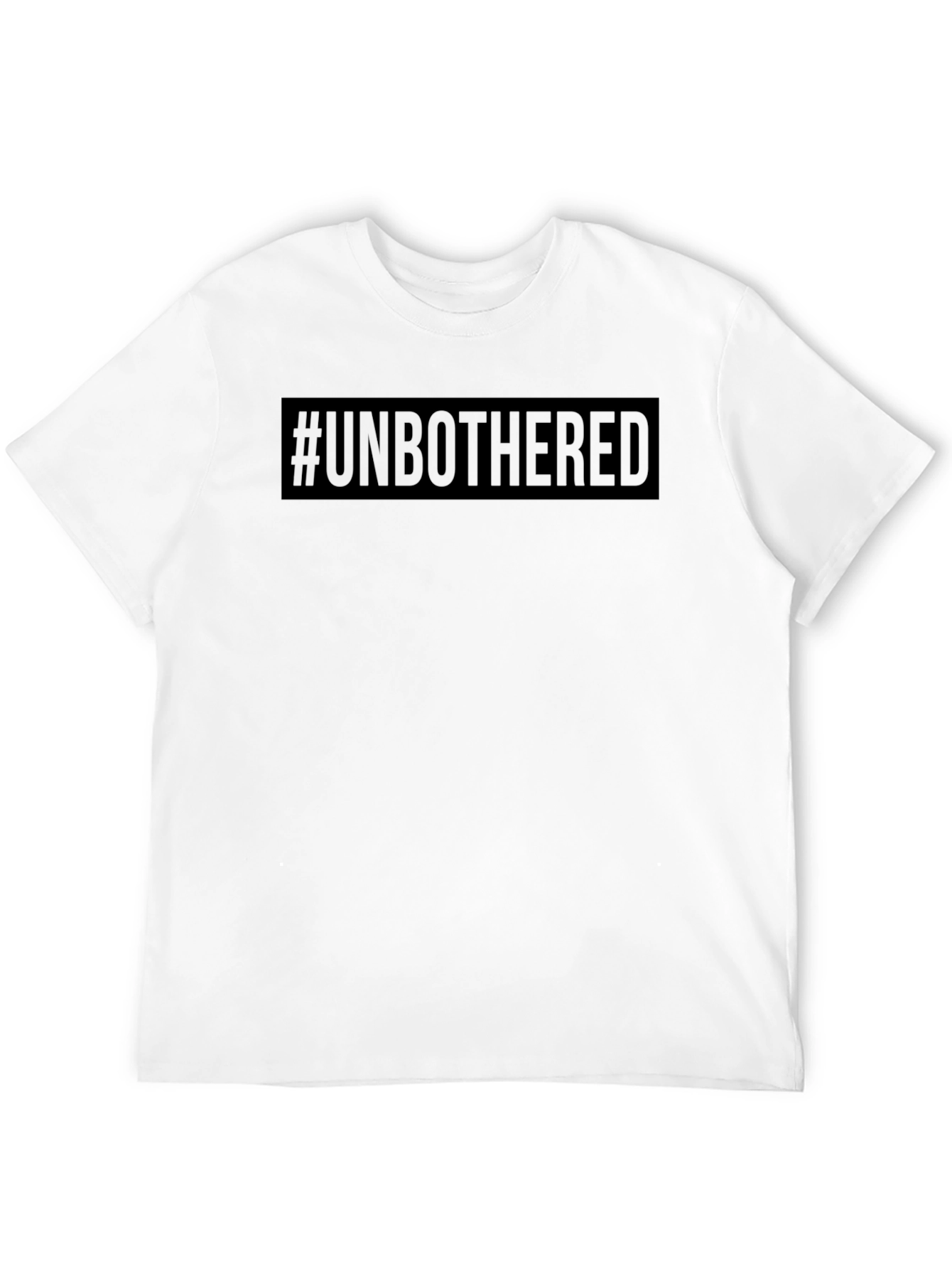 Unbothered Black T-Shirt - Casual Style