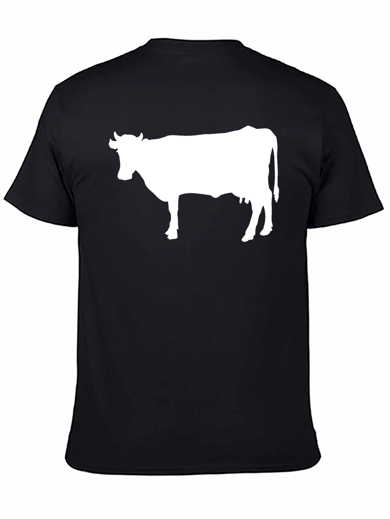 Cow Graphic Tee - Black Unisex