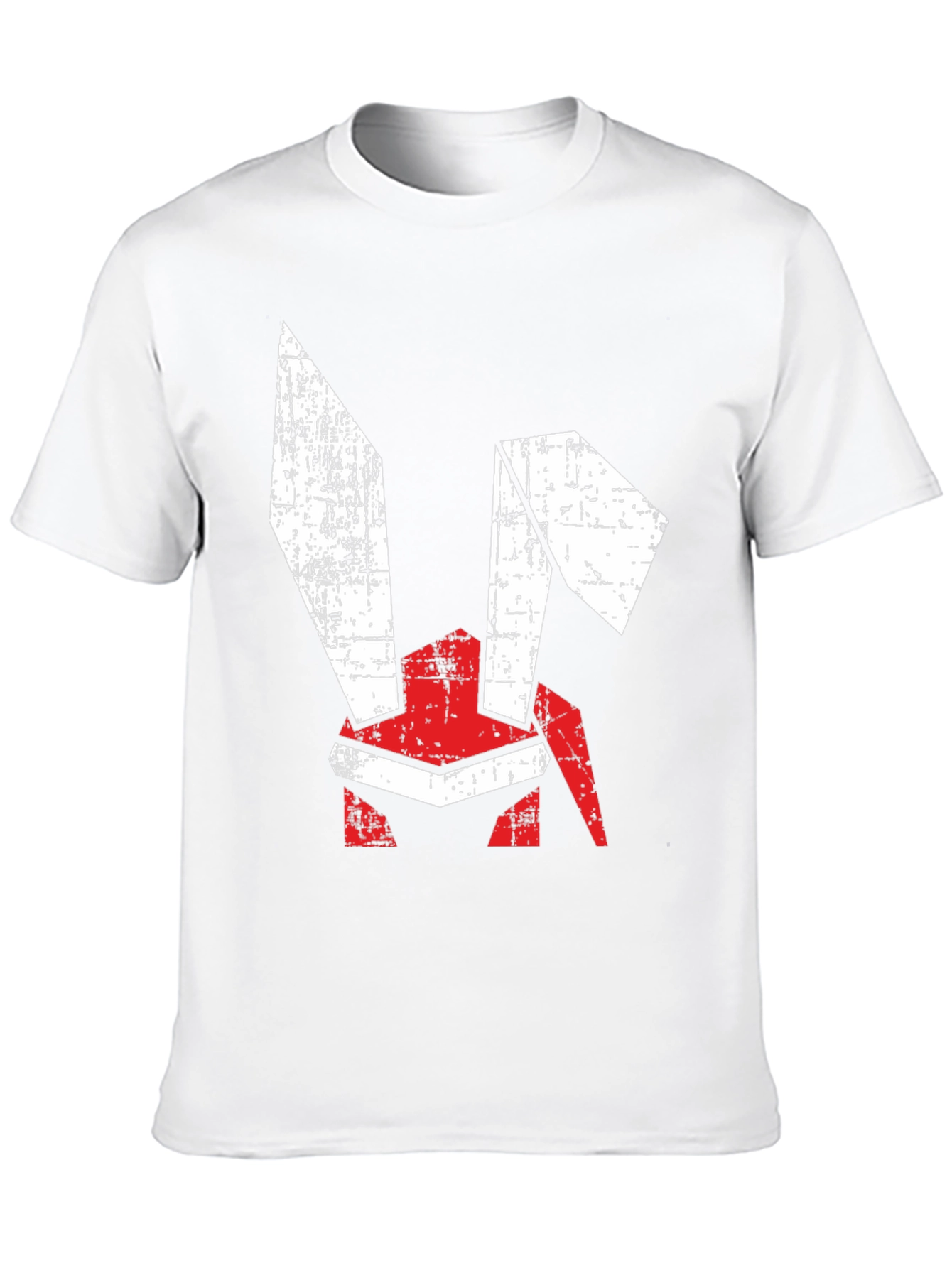 Geometric Bunny Graphic T-Shirt