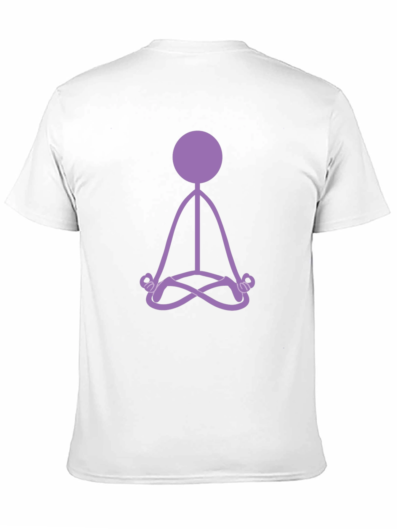 Zen Stick Figure Black T-Shirt