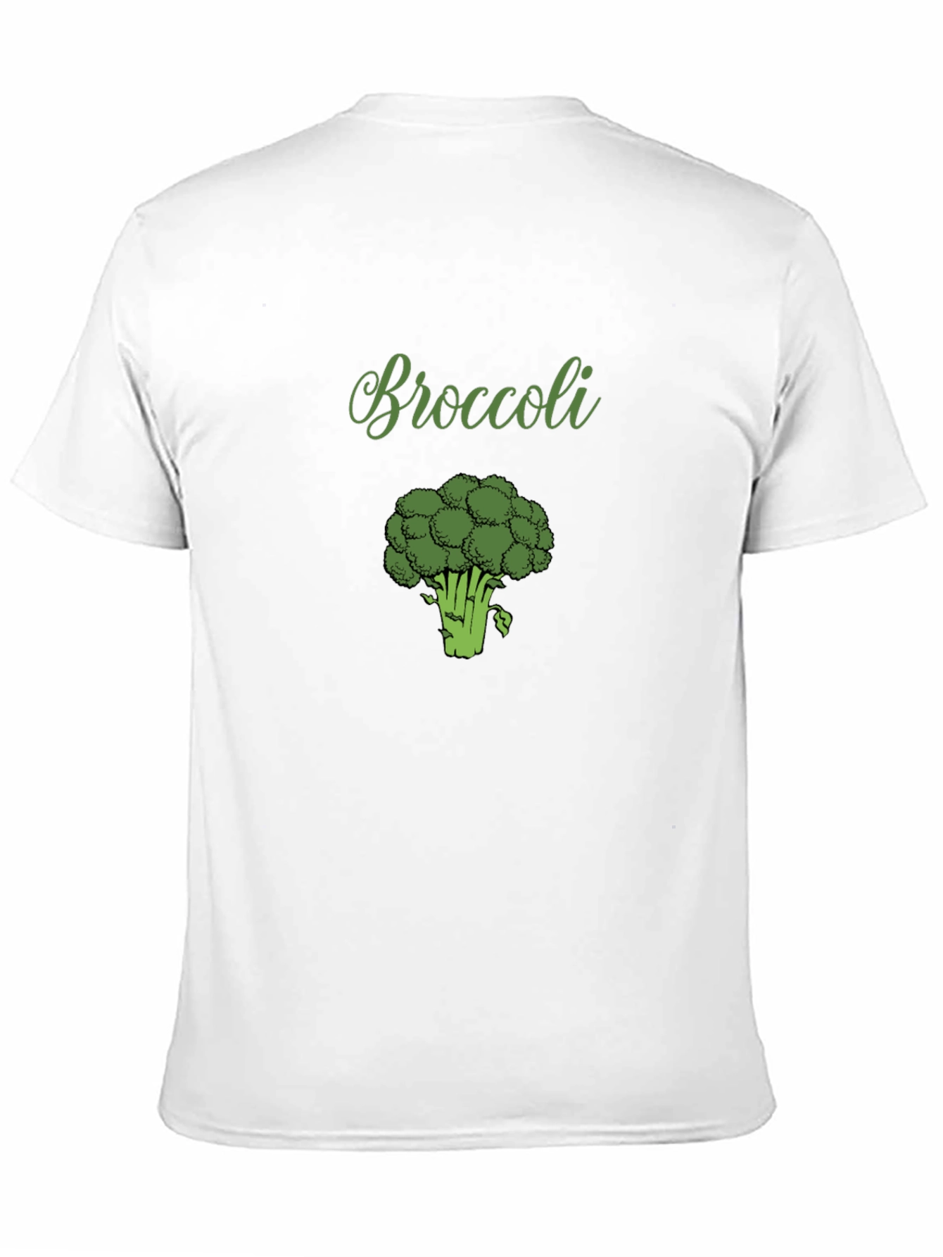 Broccoli Graphic Tee - Black Cotton T-Shirt