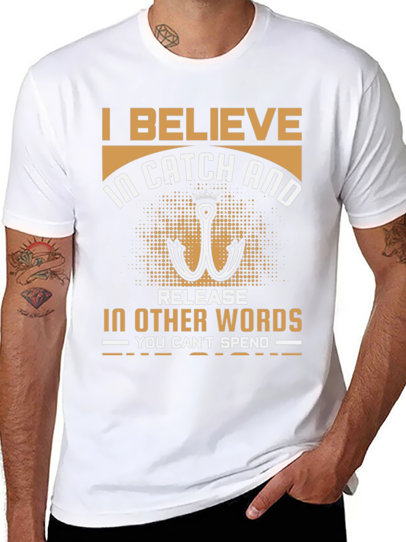 Fishing T-Shirt: I Believe in Catch and Release