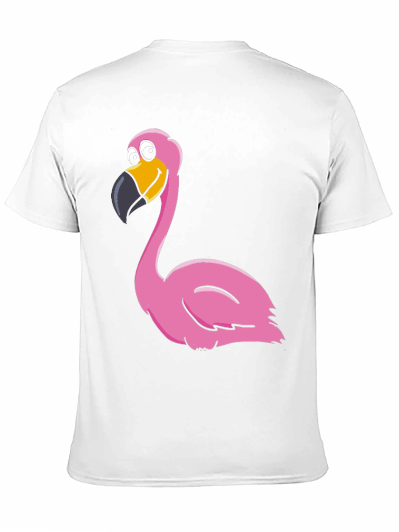 Funny Flamingo Graphic Print Tee
