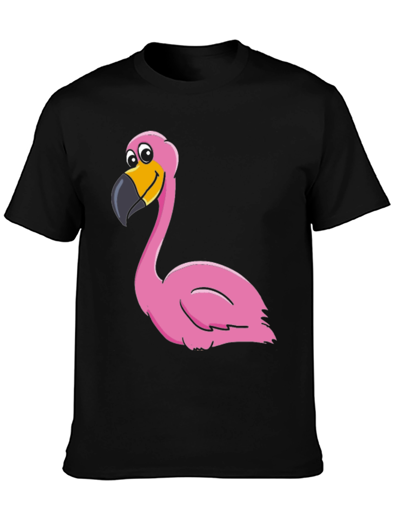 Funny Flamingo Graphic Print Tee