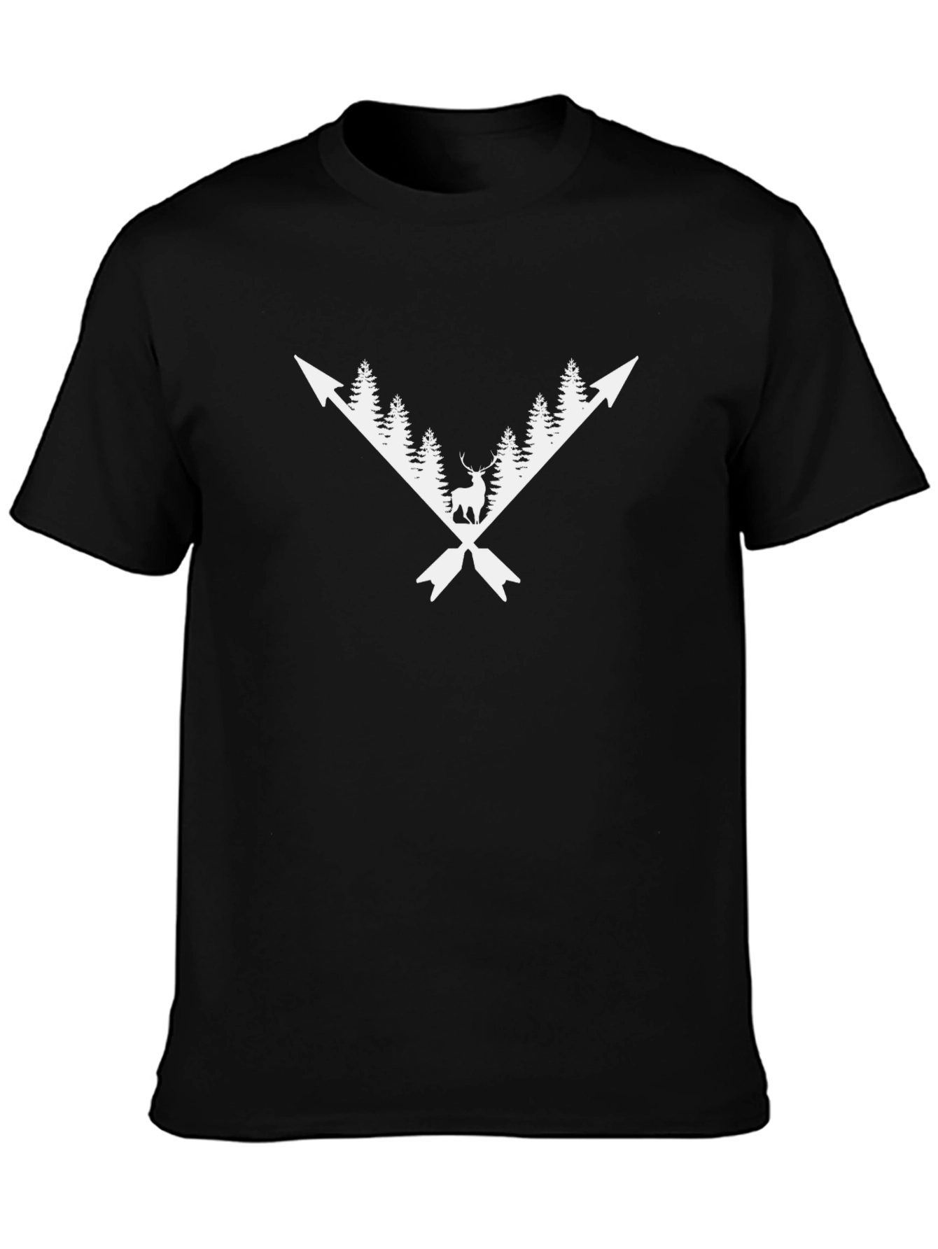 Nature Arrow Tee: Deer in the Forest