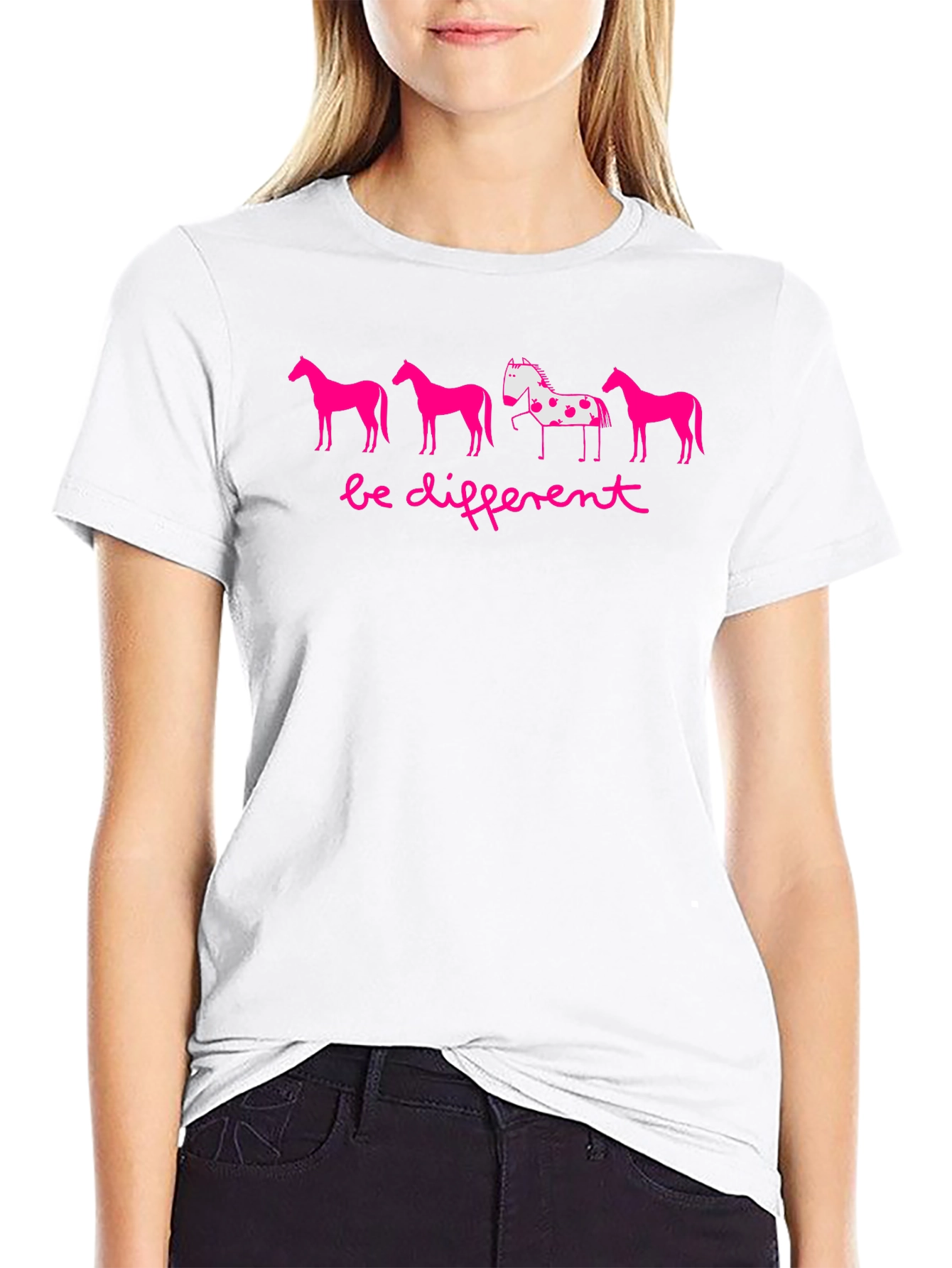 Be Different Horses Graphic Tee