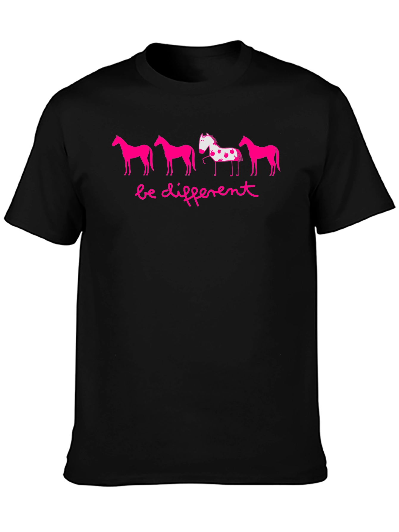 Be Different Horses Graphic Tee