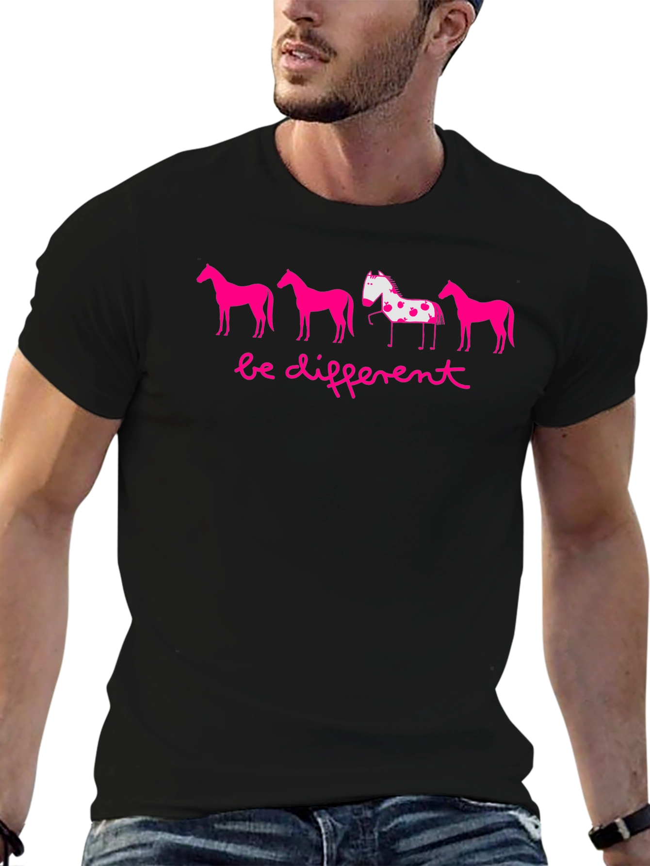 Be Different Horses Graphic Tee