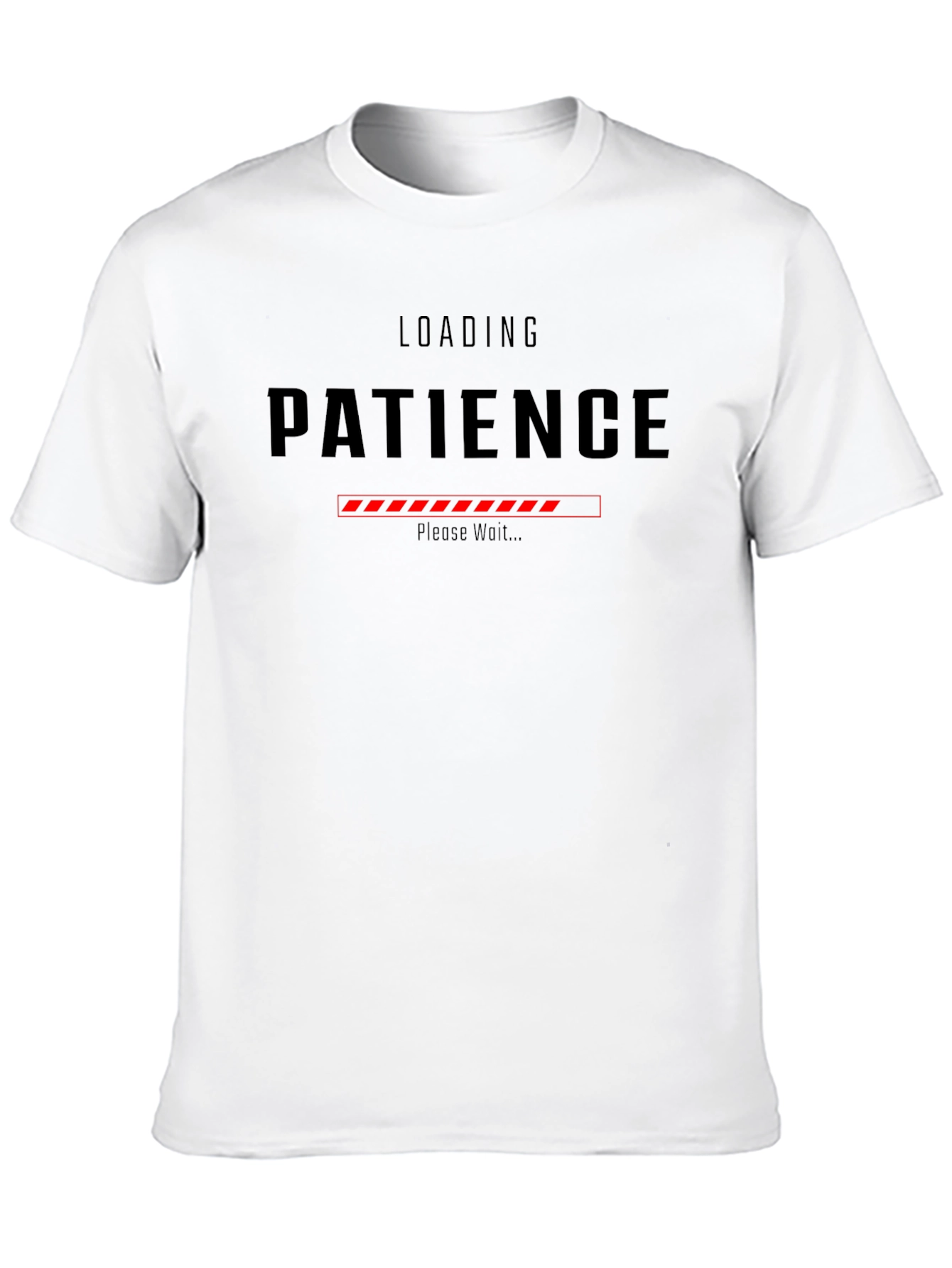 Loading Patience Graphic Tee - Black Casual Shirt