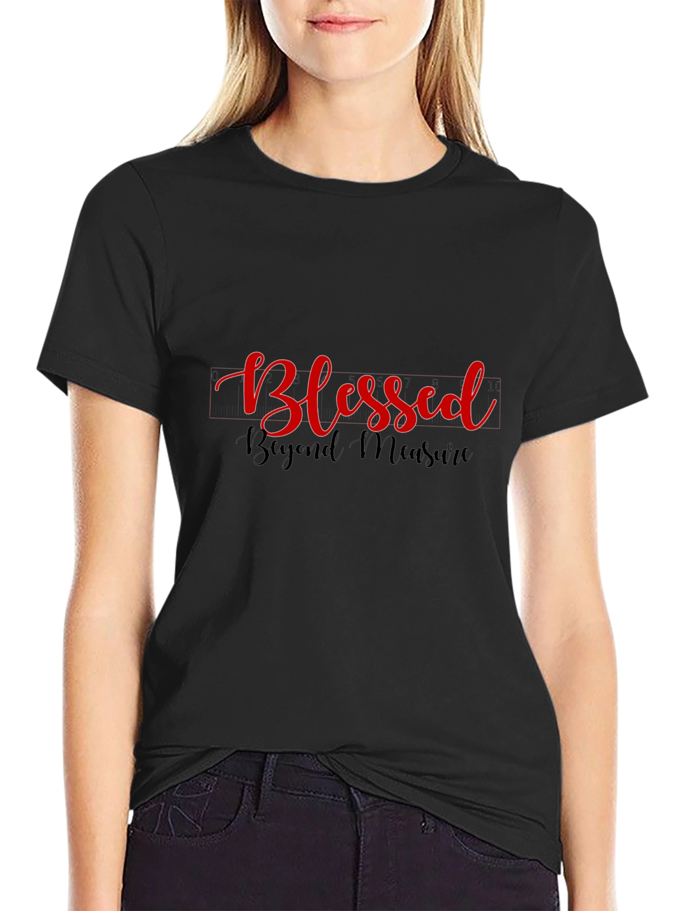 Blessed Beyond Measure Black T-Shirt