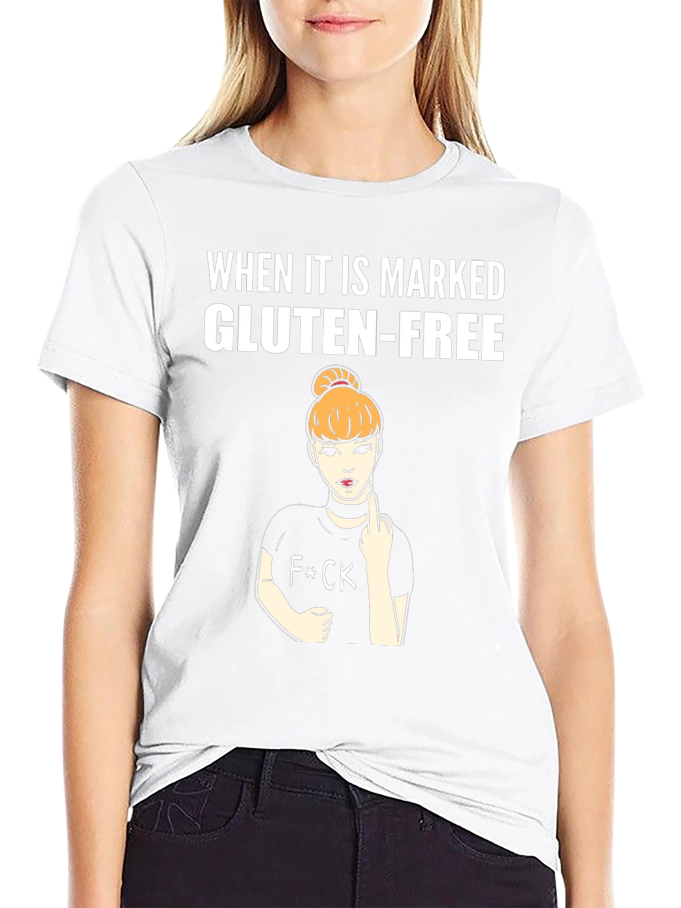 Gluten-Free Humor T-Shirt - Attitude Included