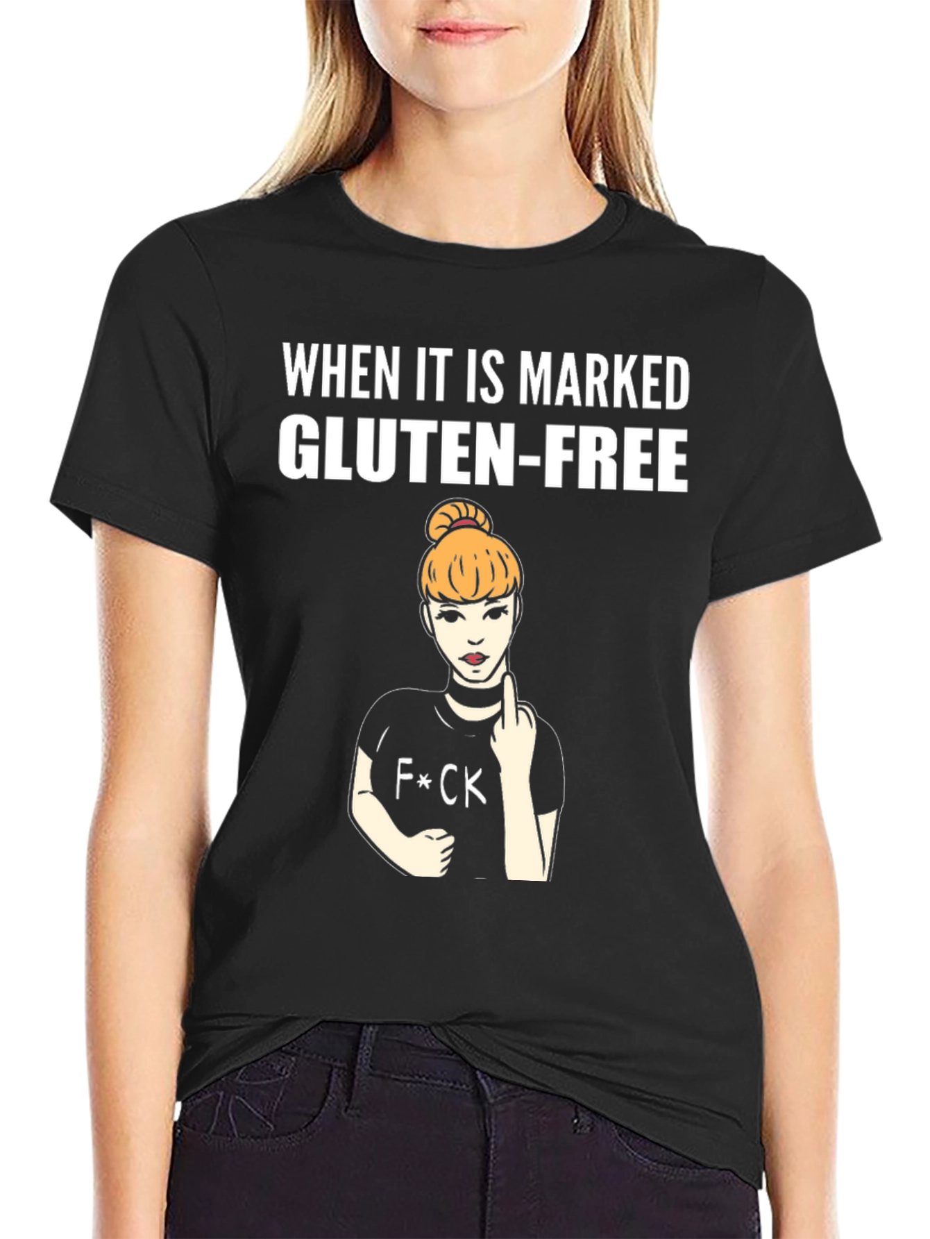 Gluten-Free Humor T-Shirt - Attitude Included