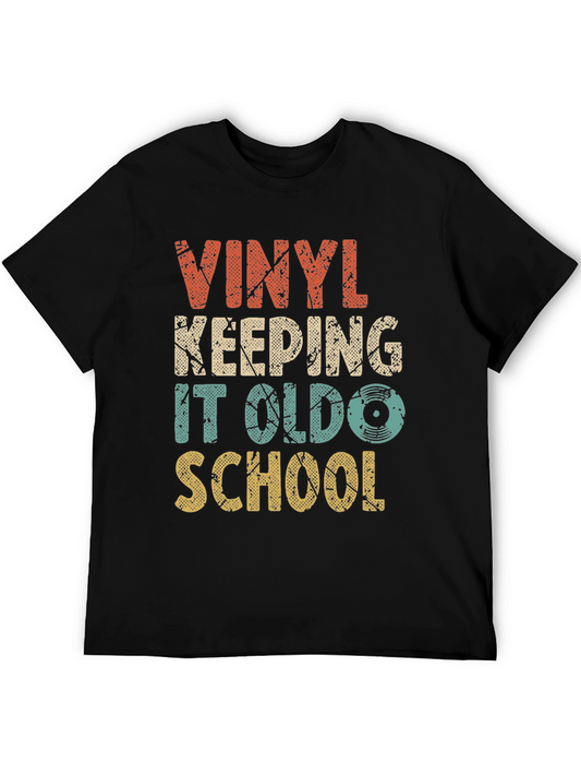 Vinyl Keeping It Old School Graphic Tee