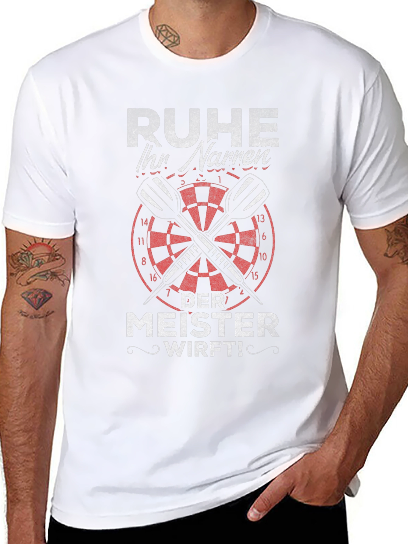 Ruhe Ihr Narren T-Shirt - Dart Master Design