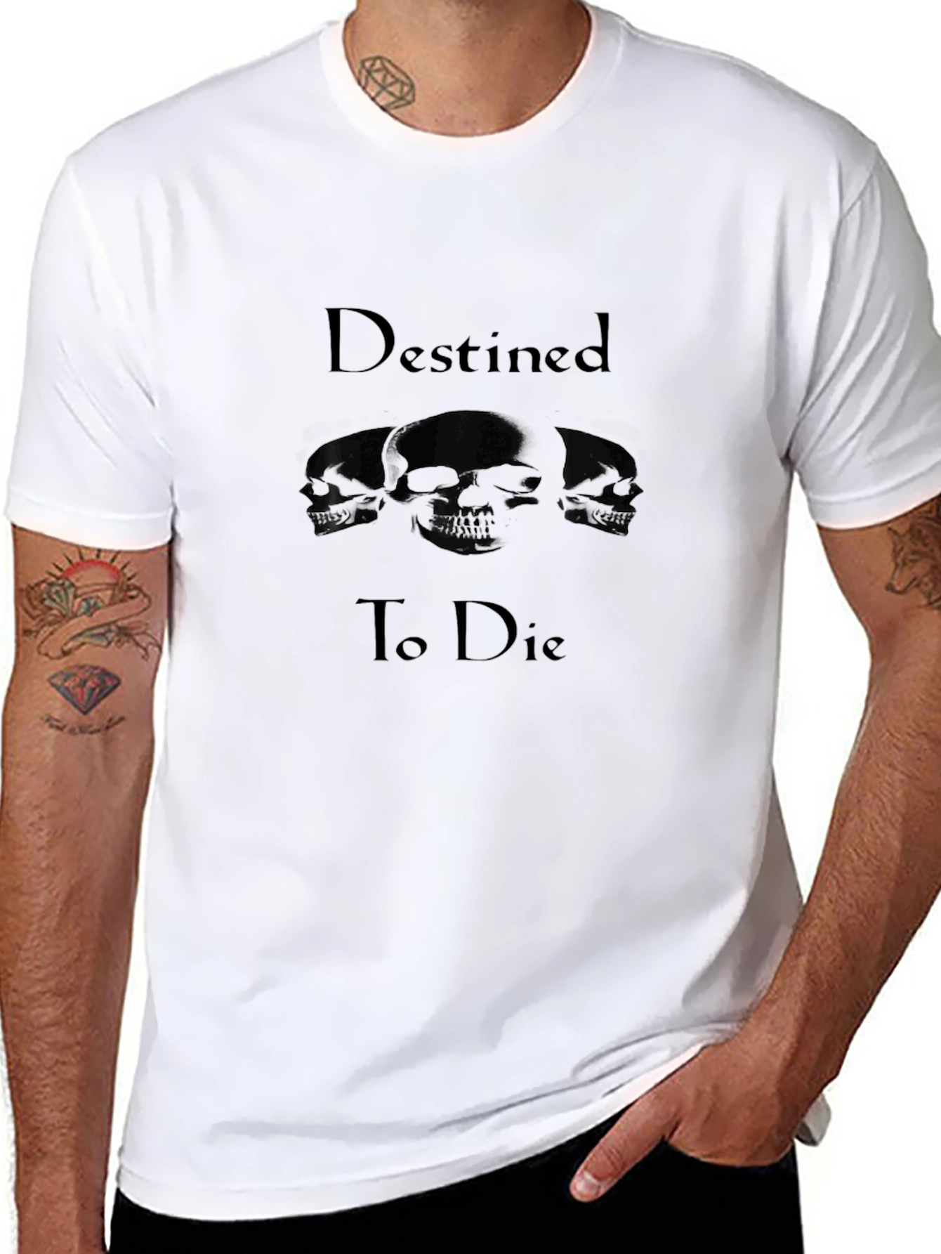 Destined To Die Skull Graphic Tee