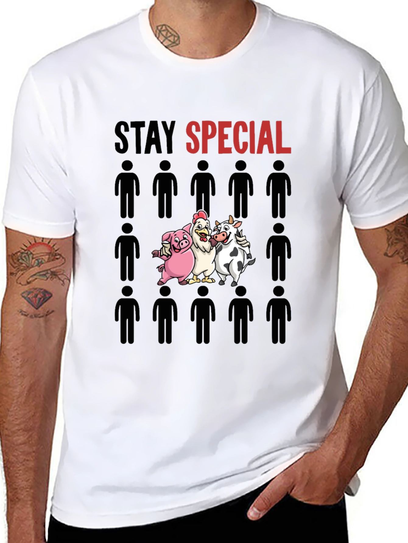 Stay Special T-Shirt - Novelty Animal Design