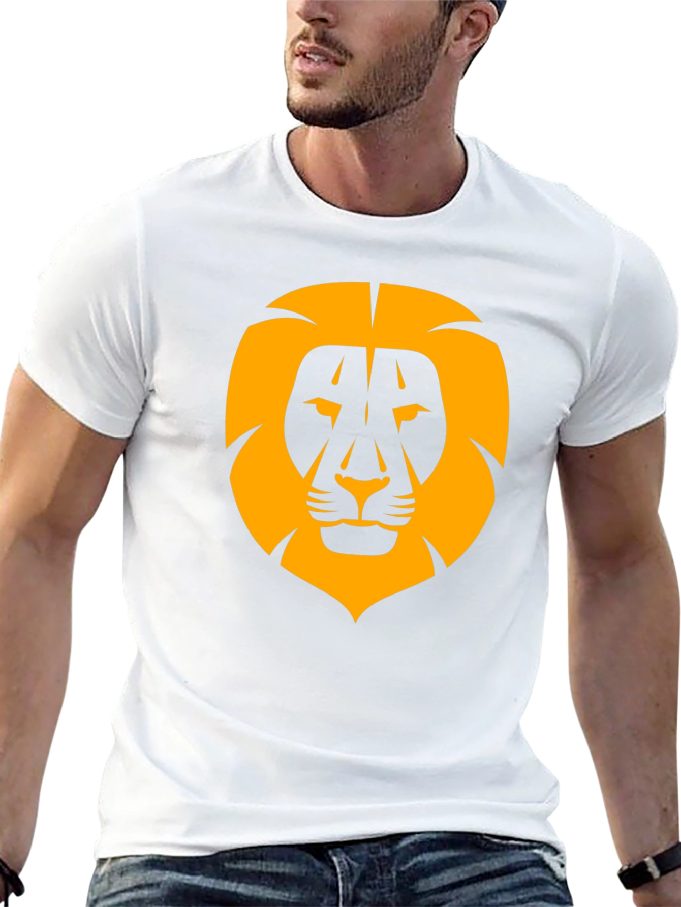 Lion Head Graphic Tee - Bold Style