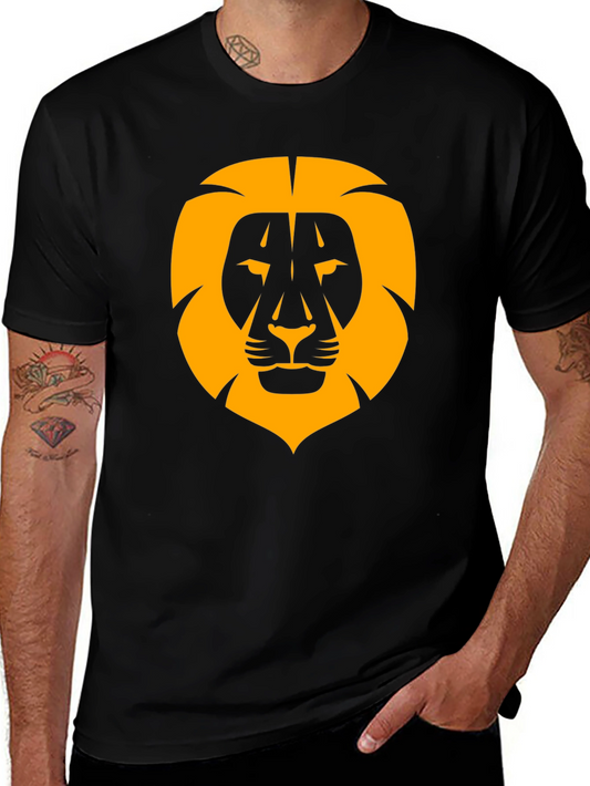 Lion Head Graphic Tee - Bold Style