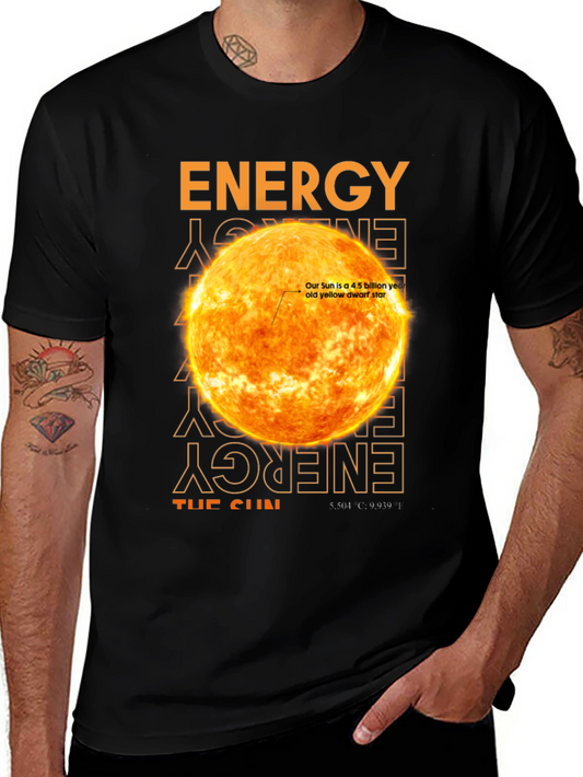 Energy: The Sun Black Graphic Tee