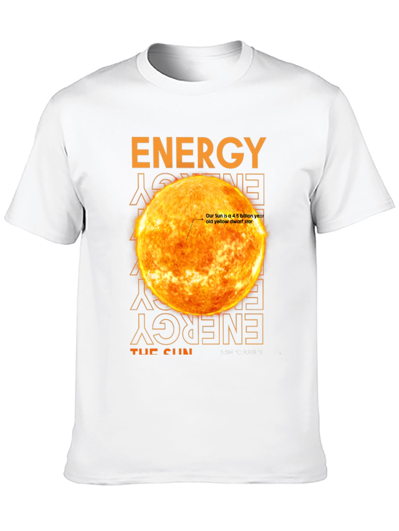 Energy: The Sun Black Graphic Tee