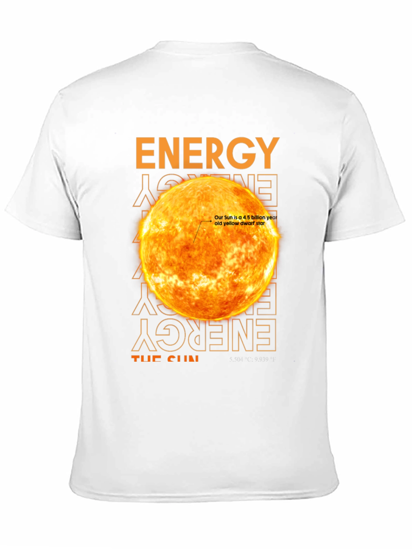 Energy: The Sun Black Graphic Tee