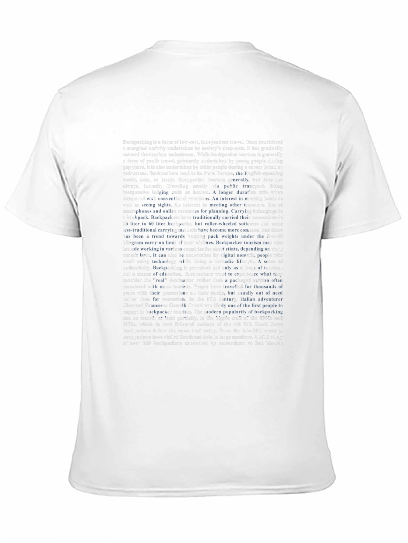 Backpacker Travel Tee: Explore the World