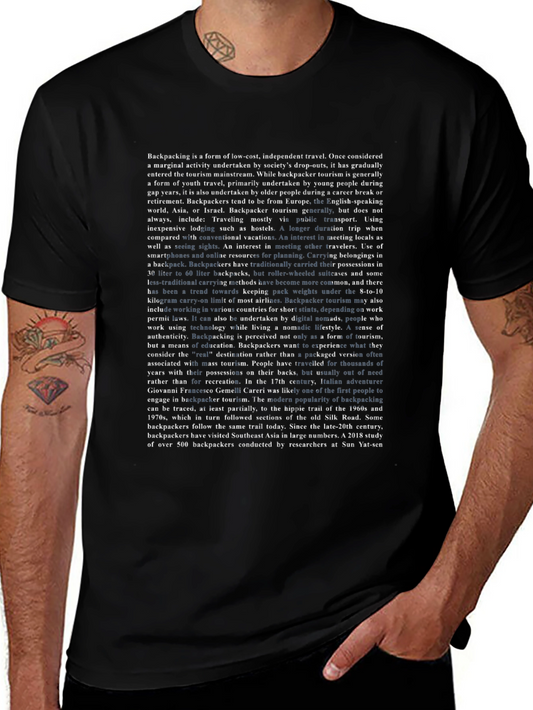 Backpacker Travel Tee: Explore the World